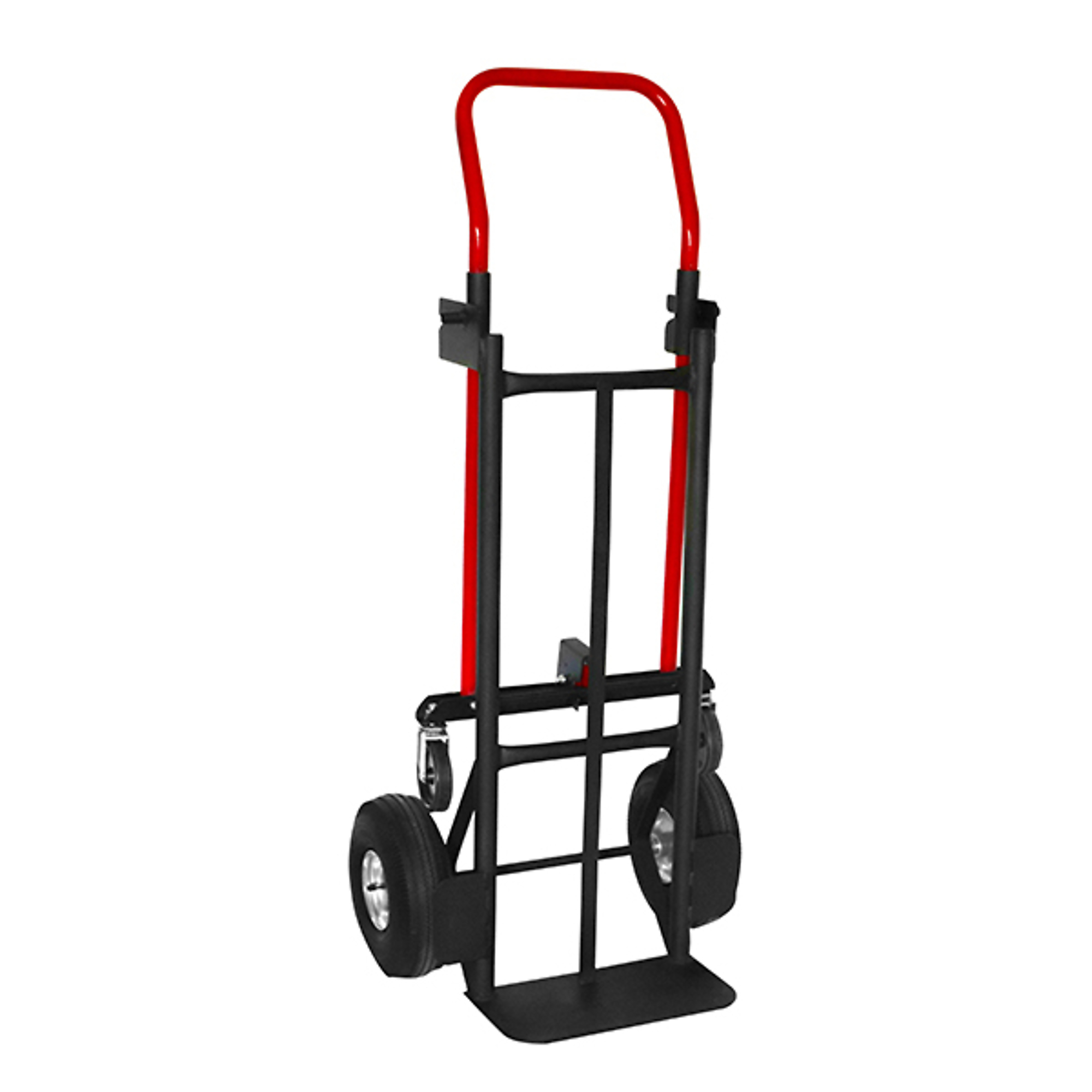 Milwaukee Hand Trucks Convertible Hand Truck — 800-Lb. Capacity, 2-in-1, Quick-Latch, Model# DCCHT2N1